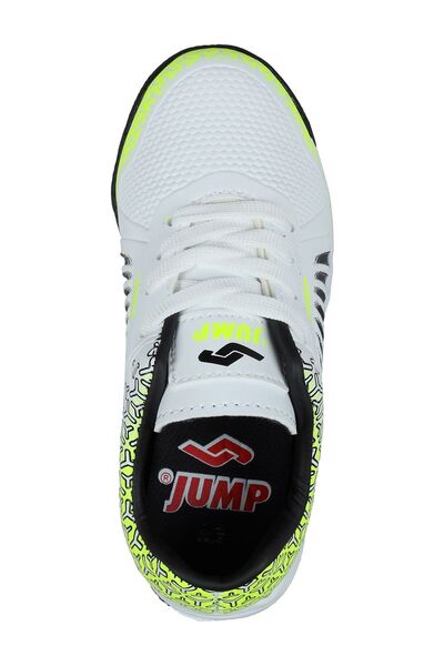 Jump 28378 Beyaz - Siyah Halı Saha Krampon Futbol Ayakkabısı