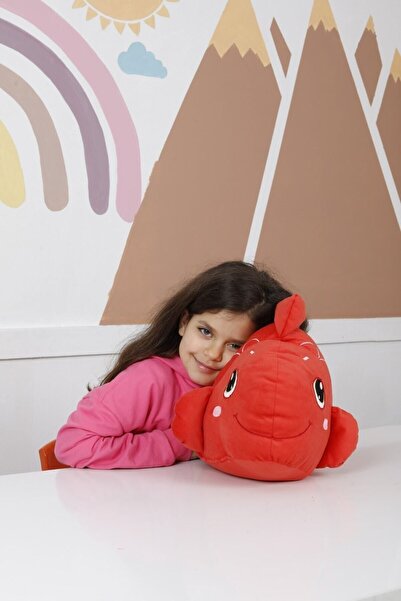 Pufu Toys Peluş Kırmızı Balık 60 Cm