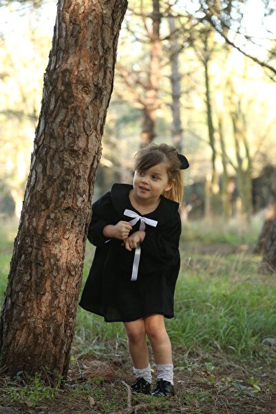 Pure Lille Müslin Kız Çocuk Elbise