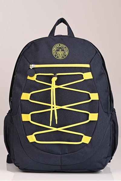 Fenerbahçe 24708 Model Licensed Navy Blue School Backpack - Cord Detailed