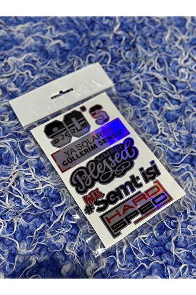 Etiket Oto Aksesuar مجموعة ملصقات هولوجرام فراشة السيارة الجديدة - ملصق طلاء ...