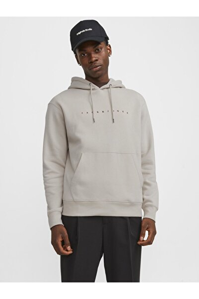 Jack & Jones jack jones Ανδρικό Φούτερ 12233972 Μπεζ