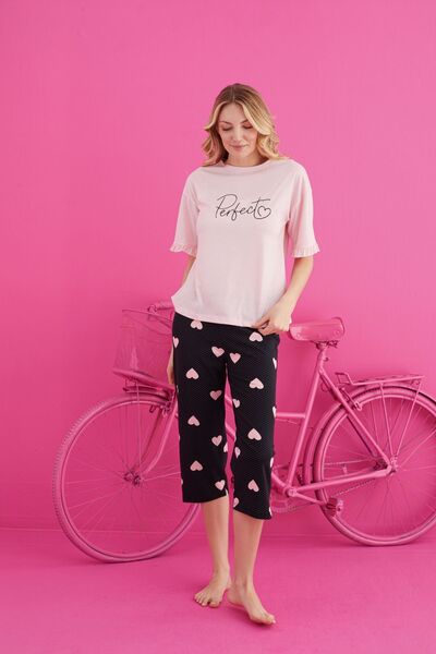 ELİTOL Set Capri din bumbac Lycra