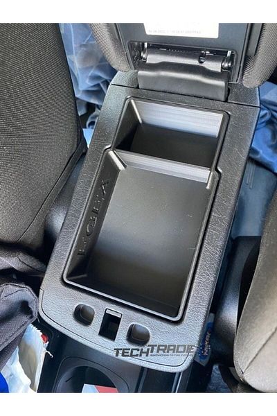Tech Trade 2 Compartment Egea Armrest Organizer - Sedan, Hatchback, StationWagon, Cross Compatible