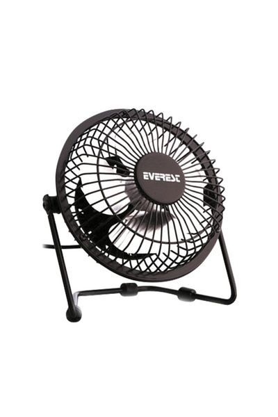 Everest Efn-482 مروحة USB معدنية على سطح الطاولة