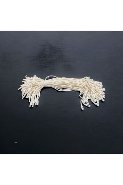 Atölye Öğretmenim Rope Label - With Missile Head, Clip and Locking, Rope 500 Pieces