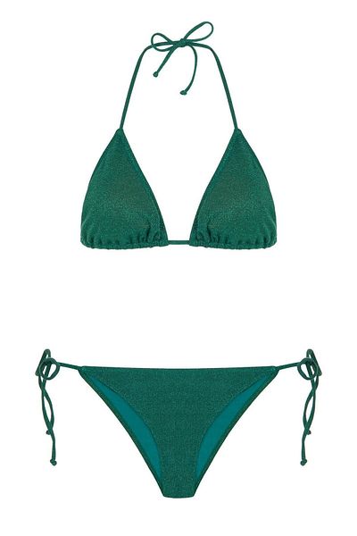 AQUELLA Σετ μπικίνι Green Triangle Lureks