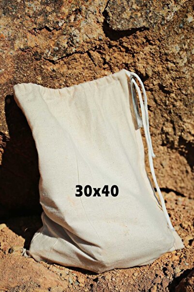 Geotools 10 Adet 30x40 Büzgülü Bez Torba