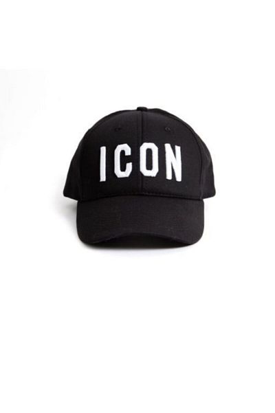 SYT Unisex Black Icon Printed Embossed Hat