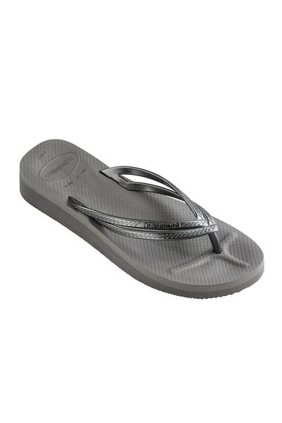 Havaianas Wedges Women's Slippers - Steel Gray
