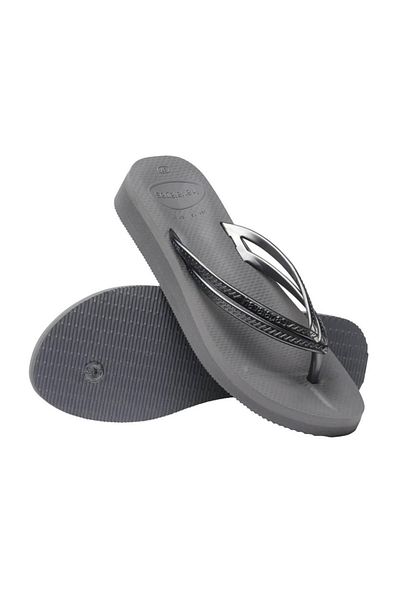 Havaianas Wedges Women's Slippers - Steel Gray