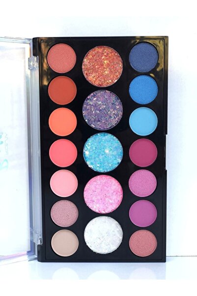 Roesıa Rose Cosmetics Create Model Glitterli 19'lu Göz Far Paleti