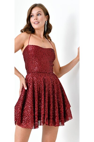 hilaltrendd Efsane pulpayet prenses elbise