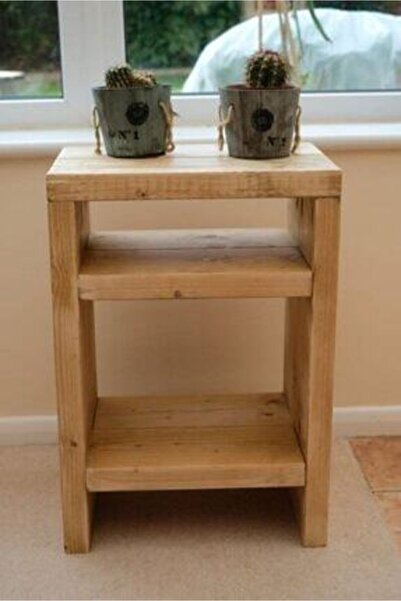 Genel Markalar Doğal Ahşap Komodin ( Ry )