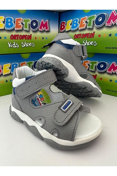 KiddyBO Boy's Genuine Leather / Orthopedic / Daily Walking and Sports Sandals Shoes