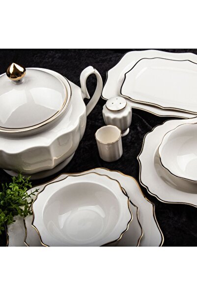 Aryıldız Plus Porselen 60 Parça Yemek Takımı 34000