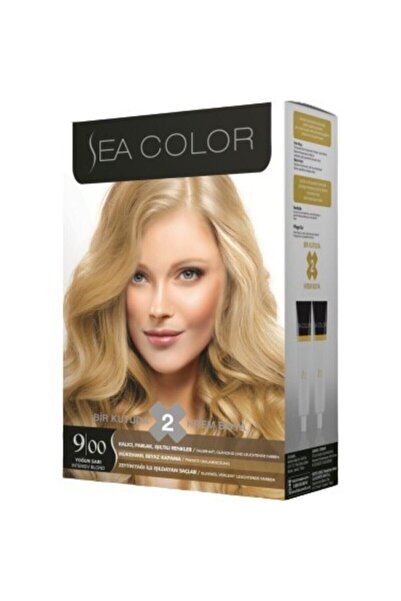 Sea Color Saç Boyası 9,00 Yoğun Sarı