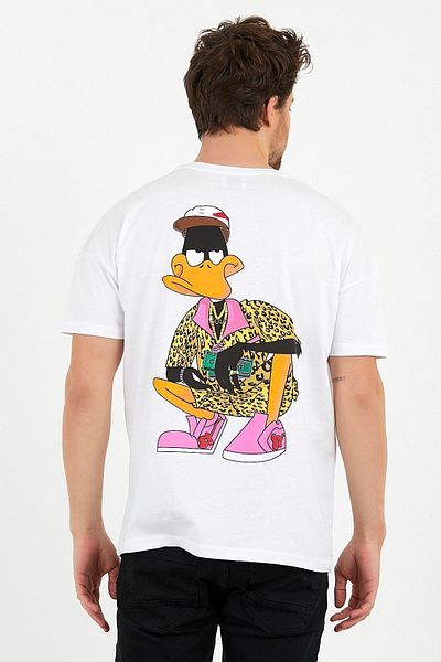 Pasage Μπλουζάκι με στάμπα Daffy Duck Oversize
