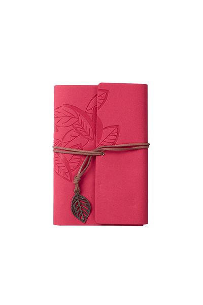 Sarego Leather Cover Vintage Souvenir Notebook Angel Wing Motif Mega Size Dip Inkwell Pen Set with Special Box