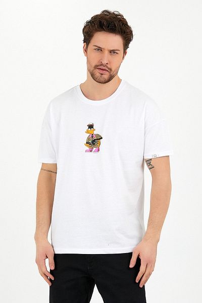 Pasage Μπλουζάκι με στάμπα Daffy Duck Oversize
