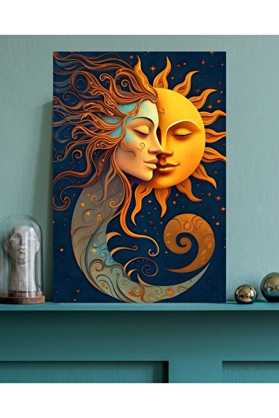 lule home Sayılarla Boyama Seti Güneşin Etkisi 40x50 cm