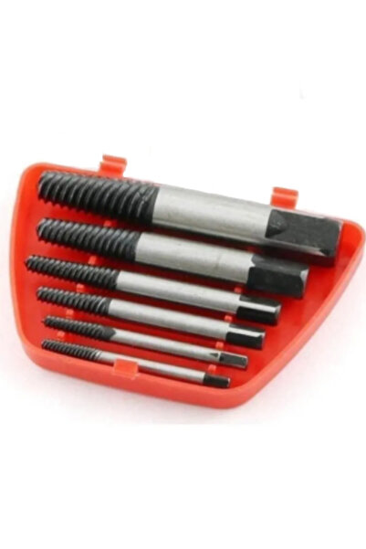 ÖZGÜN 6 Parça Ters Kılavuz Takımı Kırık Vida Sökme 3-22 mm