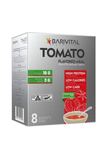 BRVTL Barivital Yüksek Proteinli Çorba (Domates) 8 Adet