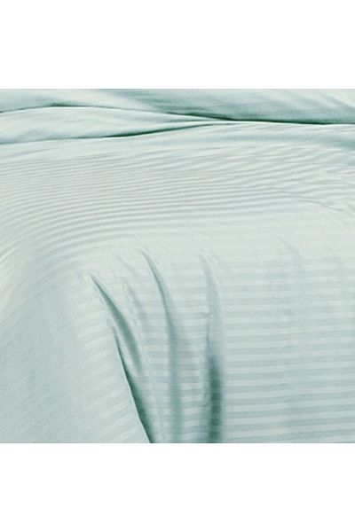 In House Kufic | 3 Pieces Striped Comforter Set - King - 260x240 cm - Light Green