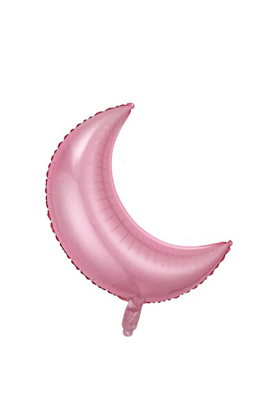 aşkın concept AY ŞEKLİNDE FOLYO BALON PEMBE RENK HİLAL FOLYO BALON 45 CM