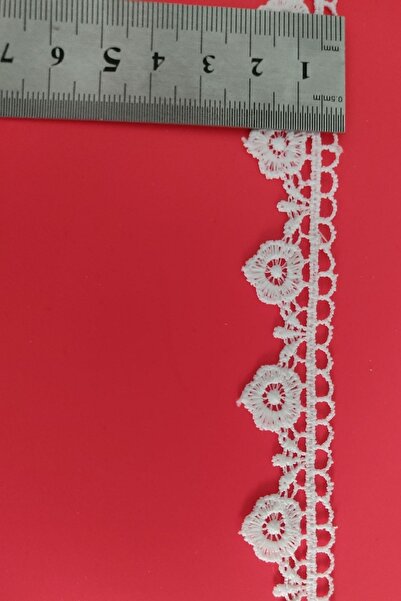 DUAYEN Güpür Dantel Çıtır Desen Çiçekli 8 Metre