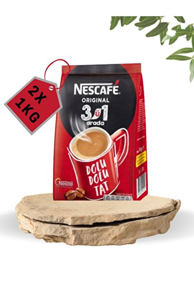 Nescafe Nescafé 3 Ü 1 Arada 1 Kg Hazır Kahve 2x 1 Kg