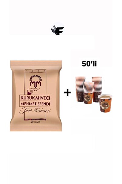 Mehmet Efendi Türk Kahvesi 100 gr + 50 li kullan at kahve bardağı