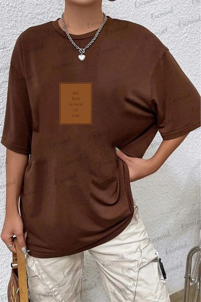 Evomind 1 T-shirt για αγορές 5 και άνω στο καλάθι - Μπλουζάκι μεγάλου μεγέθους με εκτύπωση κειμένου