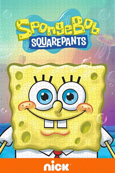 Jeronkarji Sünger Bob - SpongeBob SquarePants (1999) Film Posterinin 1000 Parça Puzzle Yapbozu