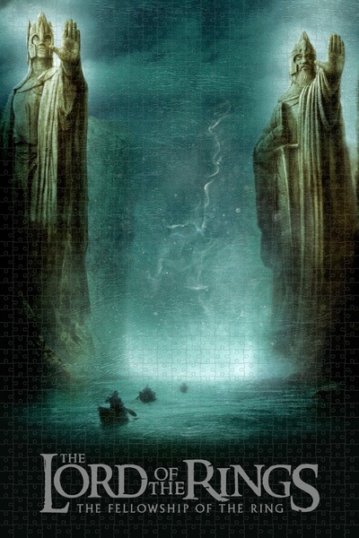 Jeronkarji Yüzüklerin Efendisi :  The Fellowship of the Ring (2001) Film Posterinin 1000 Parça Puzzle Yapbozu