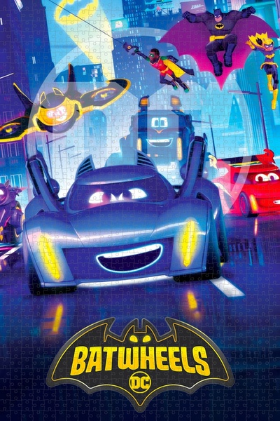 Jeronkarji Batwheels (2022) Film Posterinin 1000 Parça Puzzle Yapbozu e2