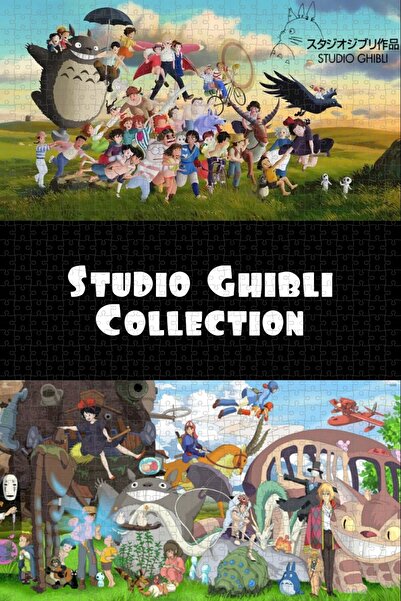 Jeronkarji Studio Ghibli Film Posterinin 1000 Parça Puzzle Yapbozu