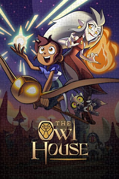 Jeronkarji The Owl House (2020) v3005 Film Posterinin 1000 Parça Puzzle Yapbozu