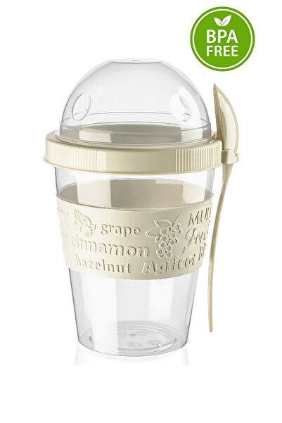 HERFİE حاوية تاكل آند جو للتغذية والتخلص من السموم والفواكه والموسلي والزبادي...