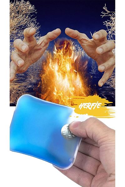 HERFİE Winter Hand Foot Warmer - Pocket Stove Gel, Multi-Use Heating Body Warmer