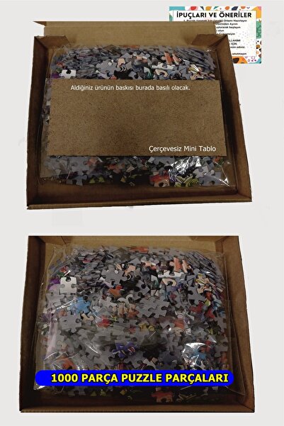 Jeronkarji Sünger Bob - SpongeBob SquarePants (1999) Film Posterinin 1000 Parça Puzzle Yapbozu