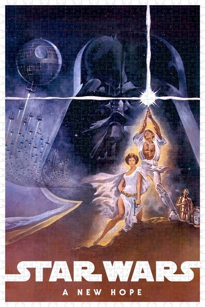 Jeronkarji Star Wars: The Clone Wars (2008) Film Posterinin 1000 Parça Puzzle...