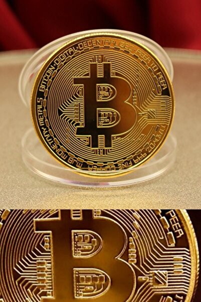 ÖzSima A Kalite Bitcoin Sanal Paranın Madeni Anı Hediyelik Metap Para Yuvarla...