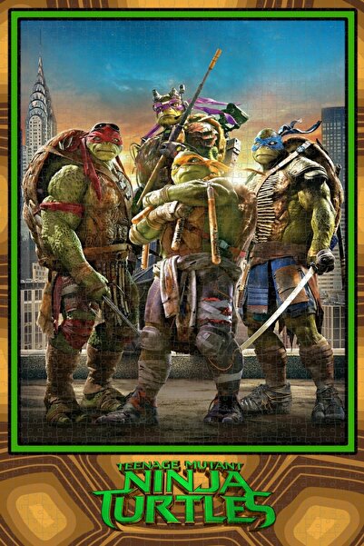 Jeronkarji Ninja Kaplumbağalar - Ninja Turtles (2014) Film Posterinin 1000 Pa...