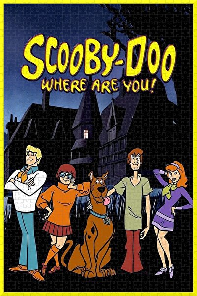 Jeronkarji Scooby-Doo, Where Are You! (1969) Film Posterinin 1000 Parça Puzzl...