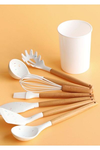 GUNES ZUCCACIYE 8 Piece Set with Silicone Stand - Pm2658