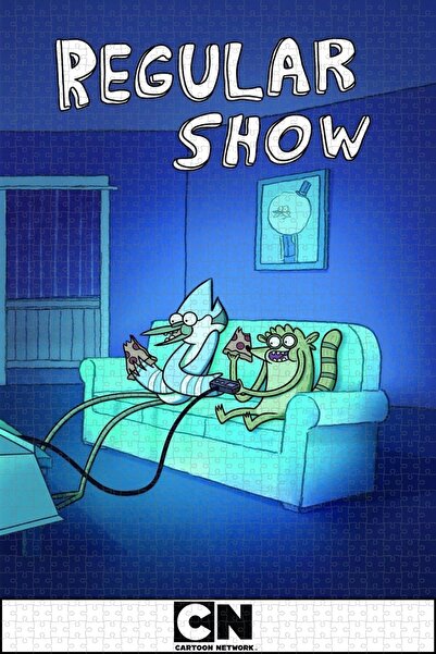 Jeronkarji Regular Show (2010) Film Posterinin 1000 Parça Puzzle Yapbozu