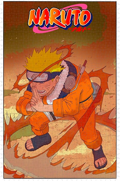 Jeronkarji Naruto (2002) Film Posterinin 1000 Parça Puzzle Yapbozu S5