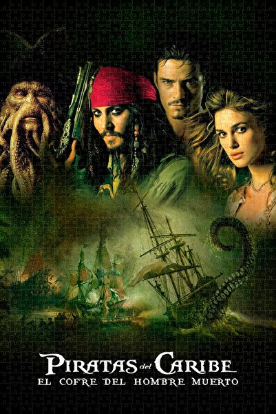 Jeronkarji Karayip Korsanları : Dead Man's Chest (2006) v1182 Film Posterinin 1000 Parça Puzzle Yapbozu