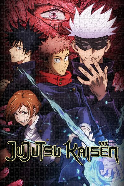 Jeronkarji Jujutsu Kaisen (2020) Film Posterinin 1000 Parça Puzzle Yapbozu
